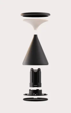Best GRAU Salt Tafellamp Black