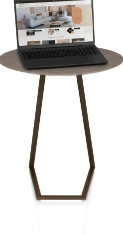Discount XOOON Salutina Laptoptafel Steelbrown