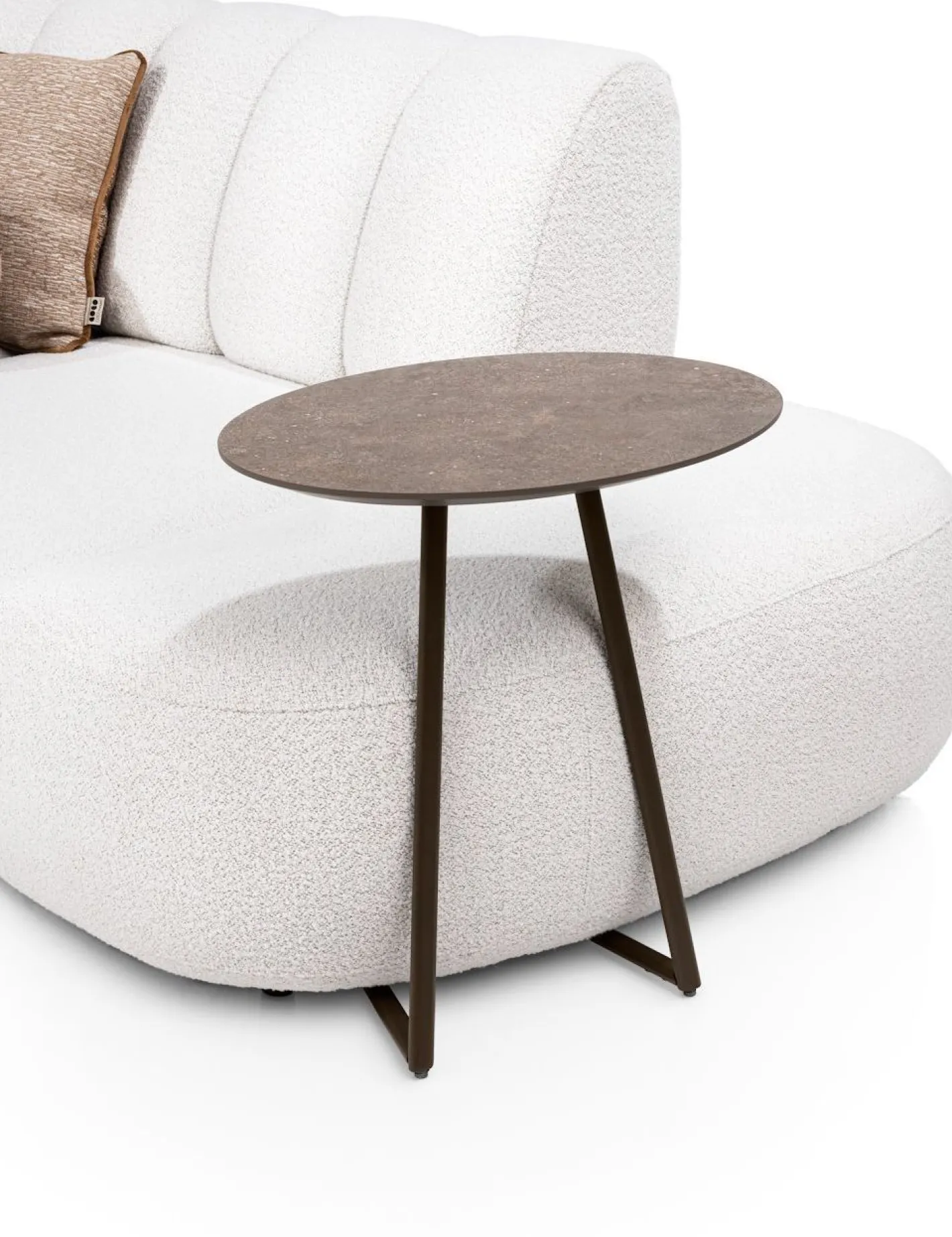 Discount XOOON Salutina Laptoptafel Steelbrown