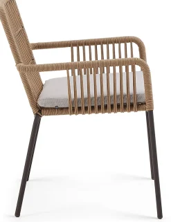Clearance Kave Home Samt Tuinstoel Beige