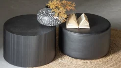 Outlet WOOOD Sanne Bijzettafel Black