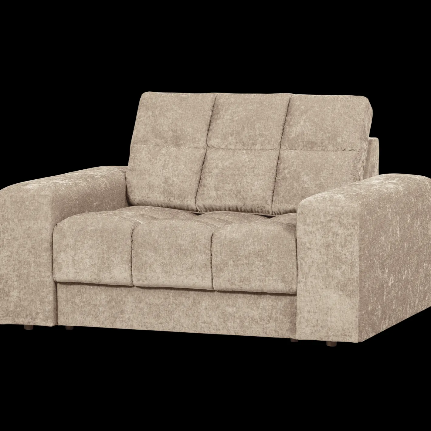 Outlet WOOOD Second Date Loveseat Nougat