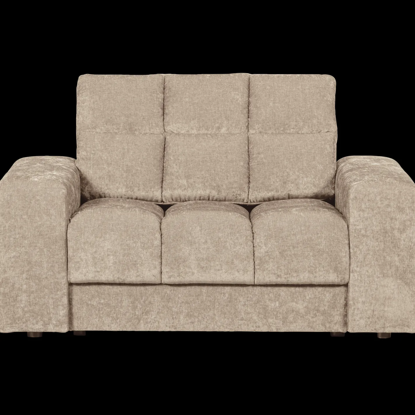 Outlet WOOOD Second Date Loveseat Nougat