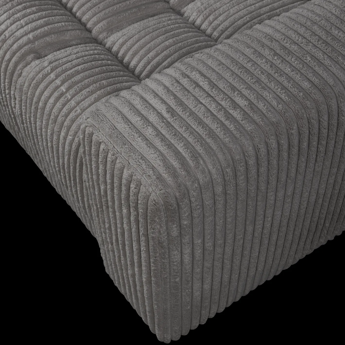 Best WOOOD Second Date Rib Loveseat Terrazzo