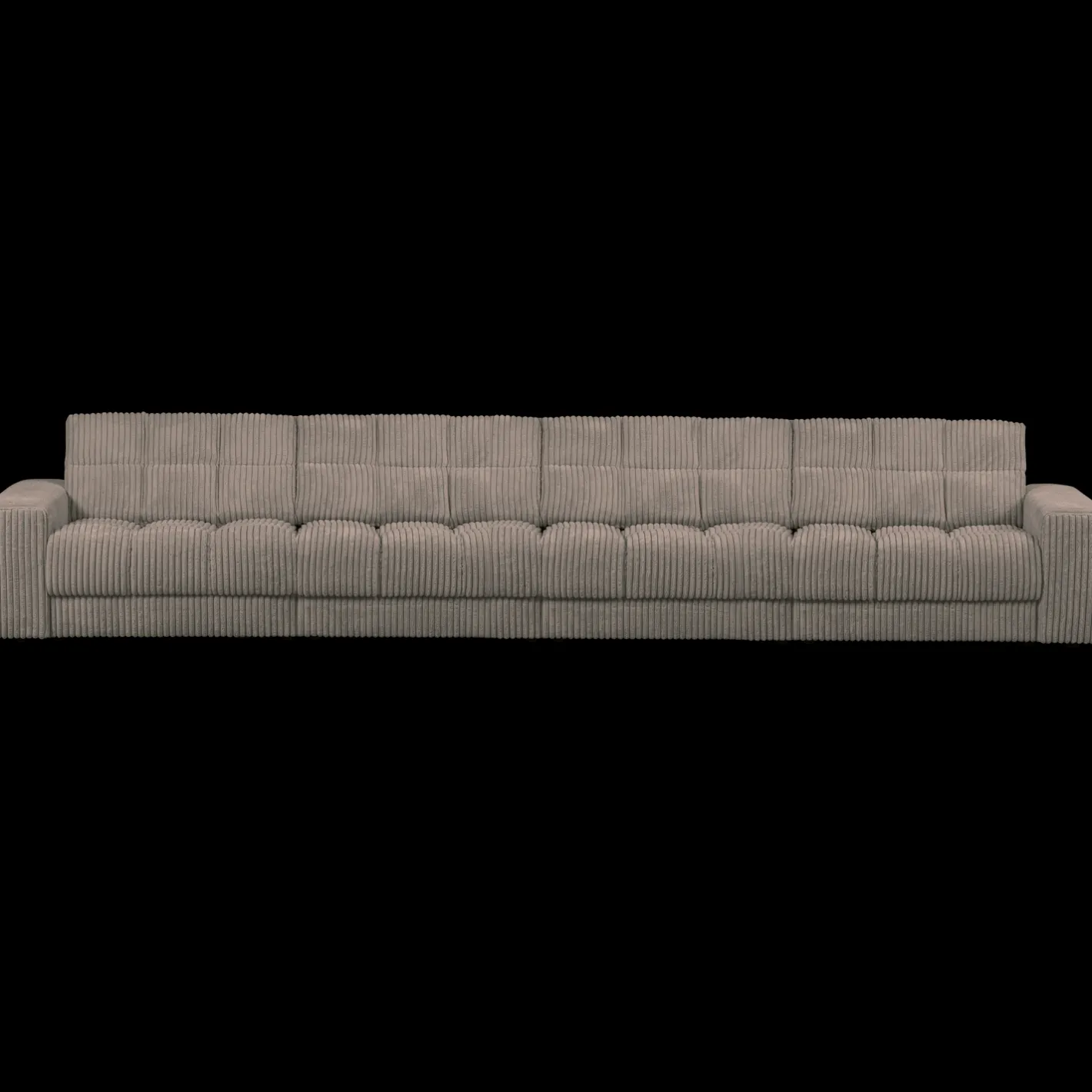 Clearance WOOOD Second Date Rib 4-Zitsbank Mud