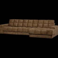 Discount WOOOD Second Date Velvet Chaise Longue Brass