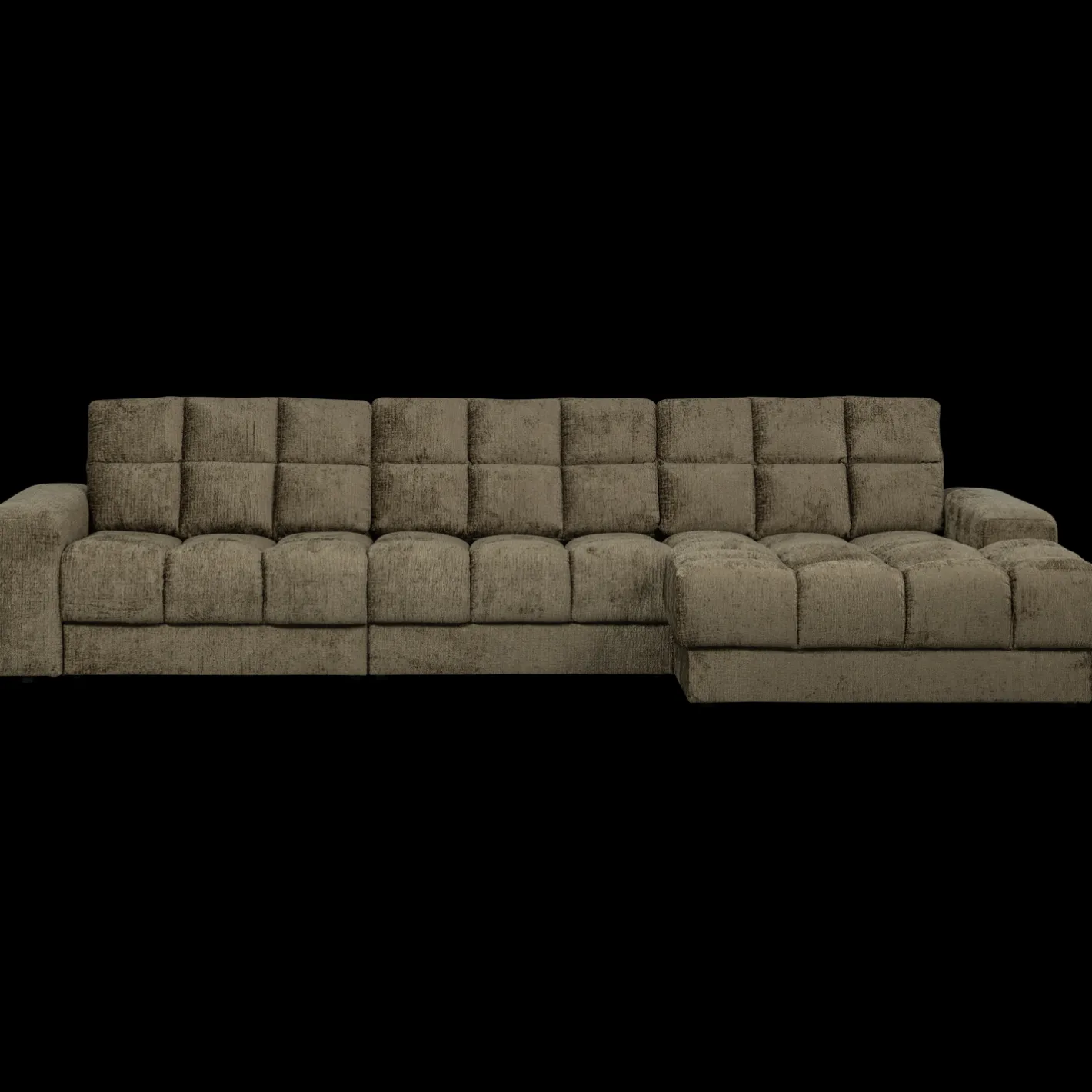 WOOOD Second Date Velvet Chaise Longue Bonsai
