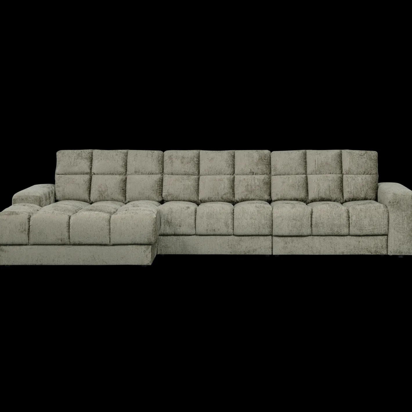 Best WOOOD Second Date Velvet Chaise Longue Frost