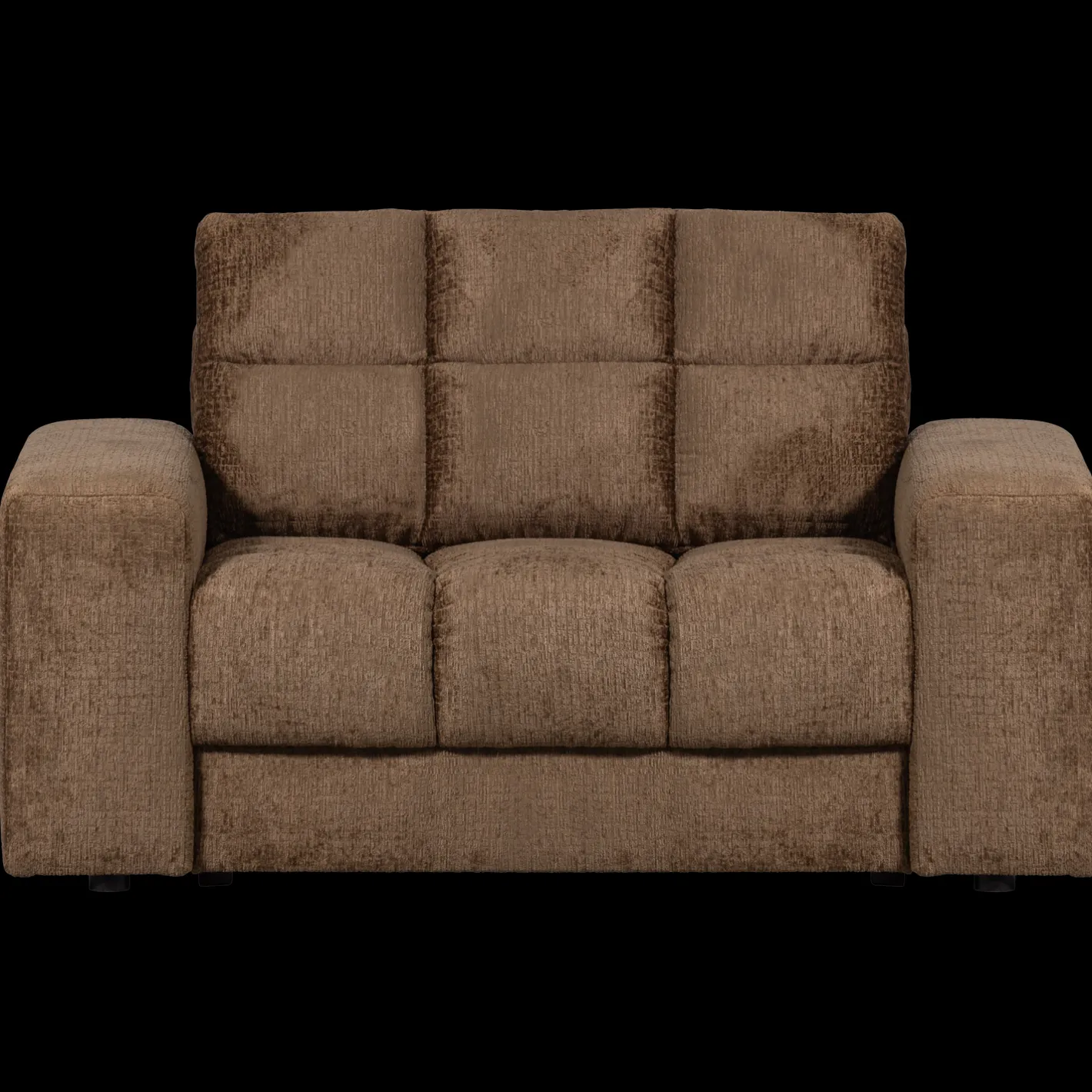 Hot WOOOD Second Date Velvet Loveseat Brass