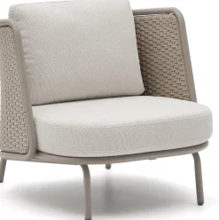 Discount Kave Home Sedalis Outdoor Fauteuil Taupe, Beige