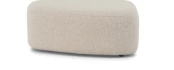 New Montèl Sender Hocker Ivory, Naturel