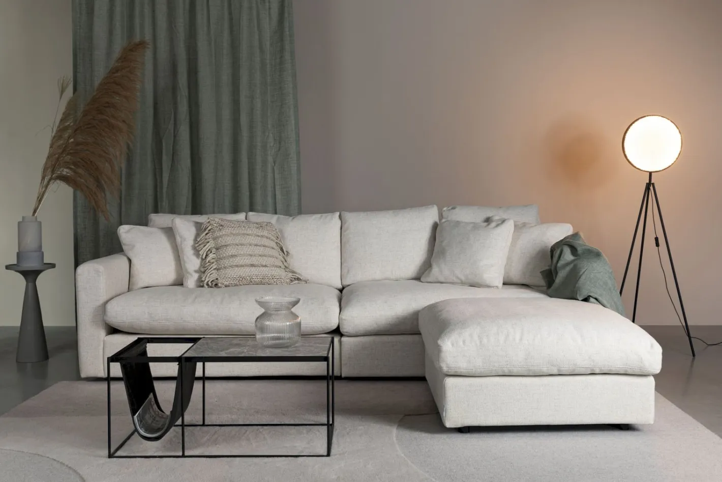 Outlet Zuiver Sense Hocker Cream