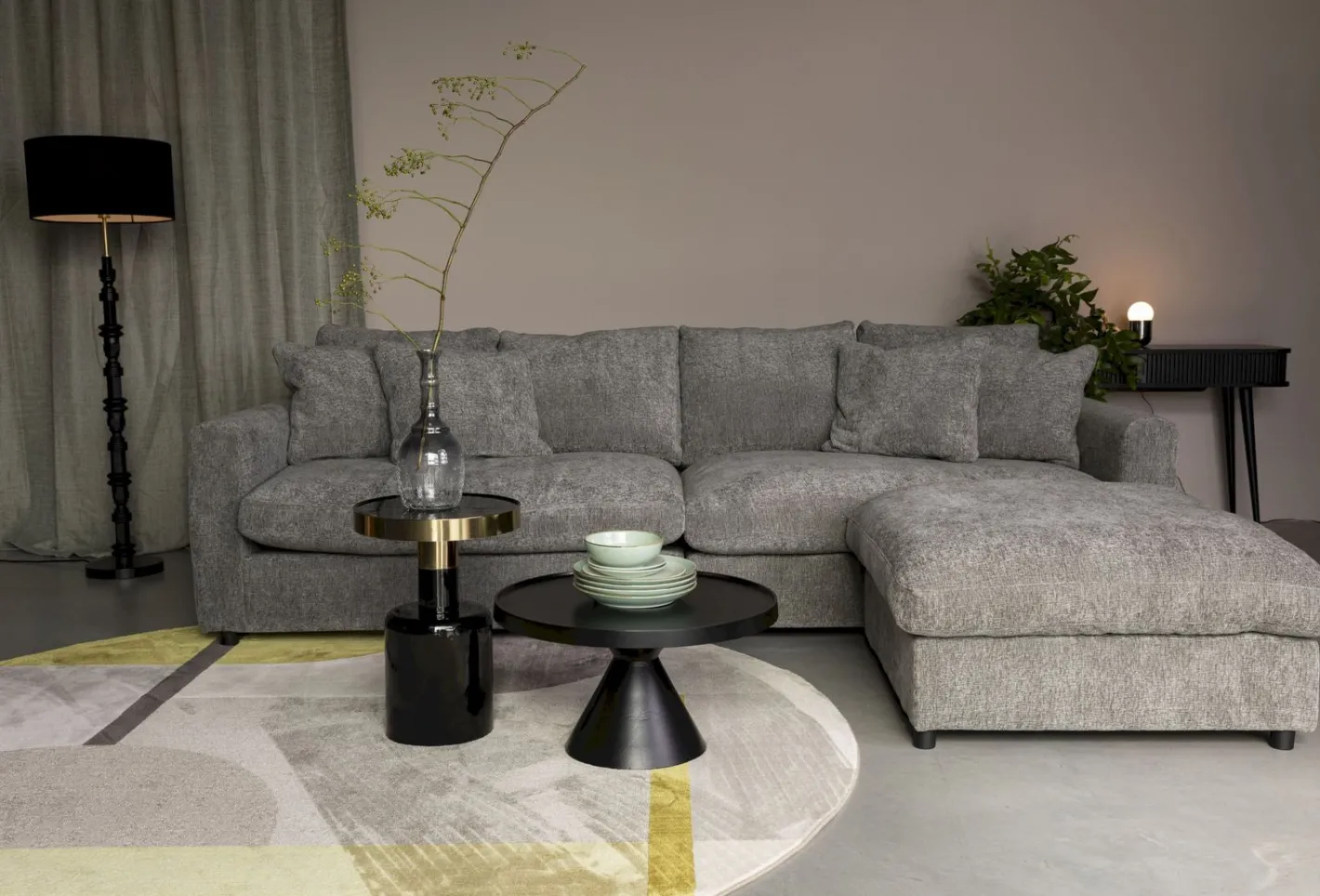 Sale Zuiver Sense Soft Hocker Grey