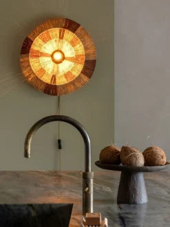 Sale Good&Mojo Serengeti S Wandlamp Brown, Natural