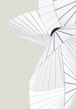 Moooi Serpentine Hanglamp Wit, Zwart