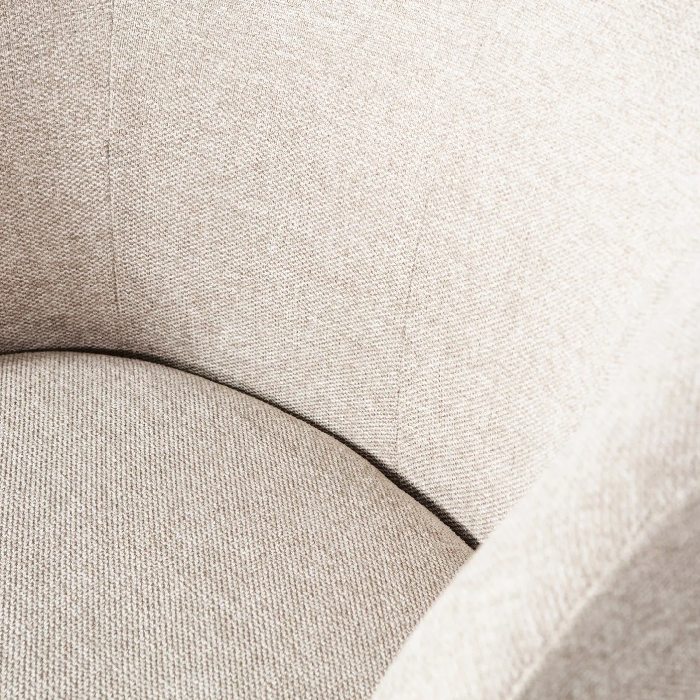 New WOOOD Serra Draaifauteuil Off White