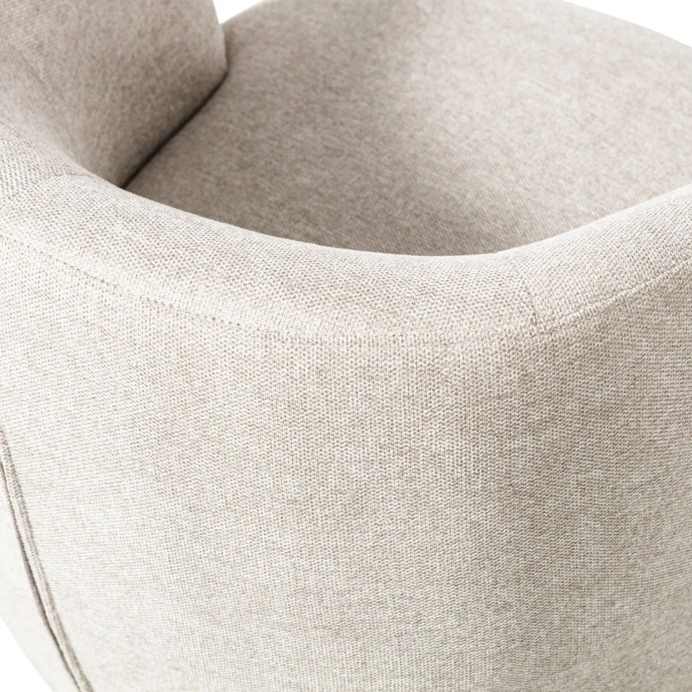 New WOOOD Serra Draaifauteuil Off White