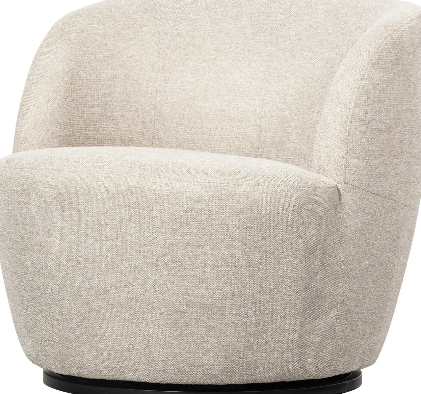 New WOOOD Serra Draaifauteuil Off White