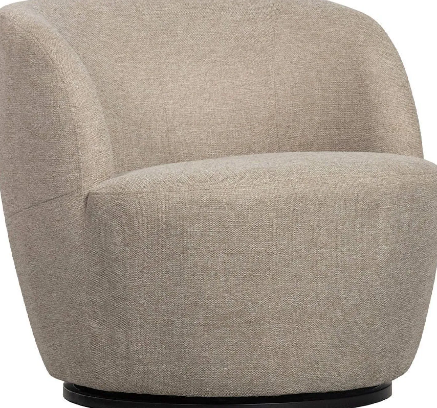 Best WOOOD Serra Draaifauteuil Sand