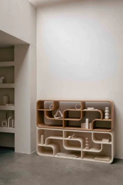 Clearance Zuiver Seven Vakkenkast Beige