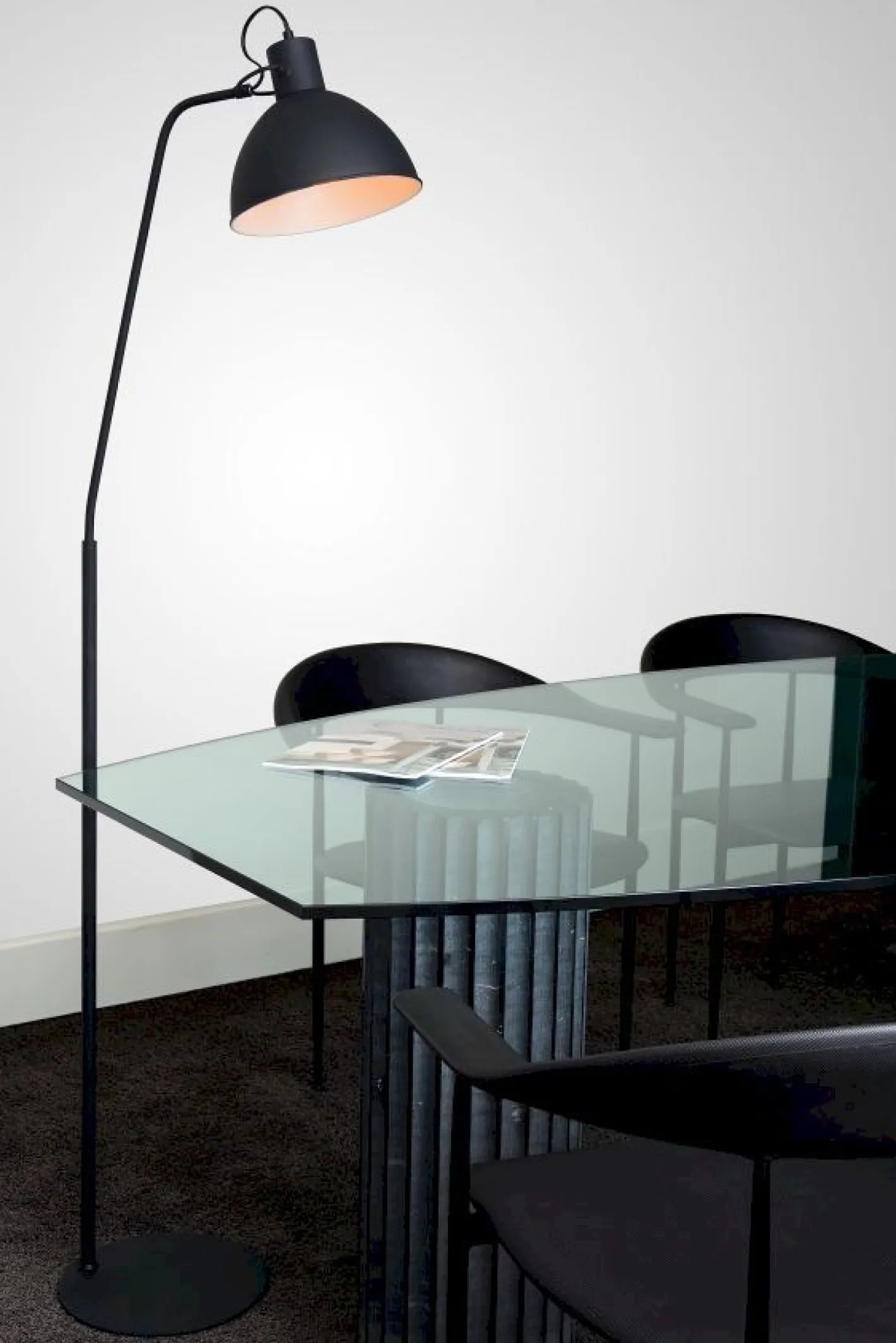 Hot Lucide Shadi Vloerlamp Zwart