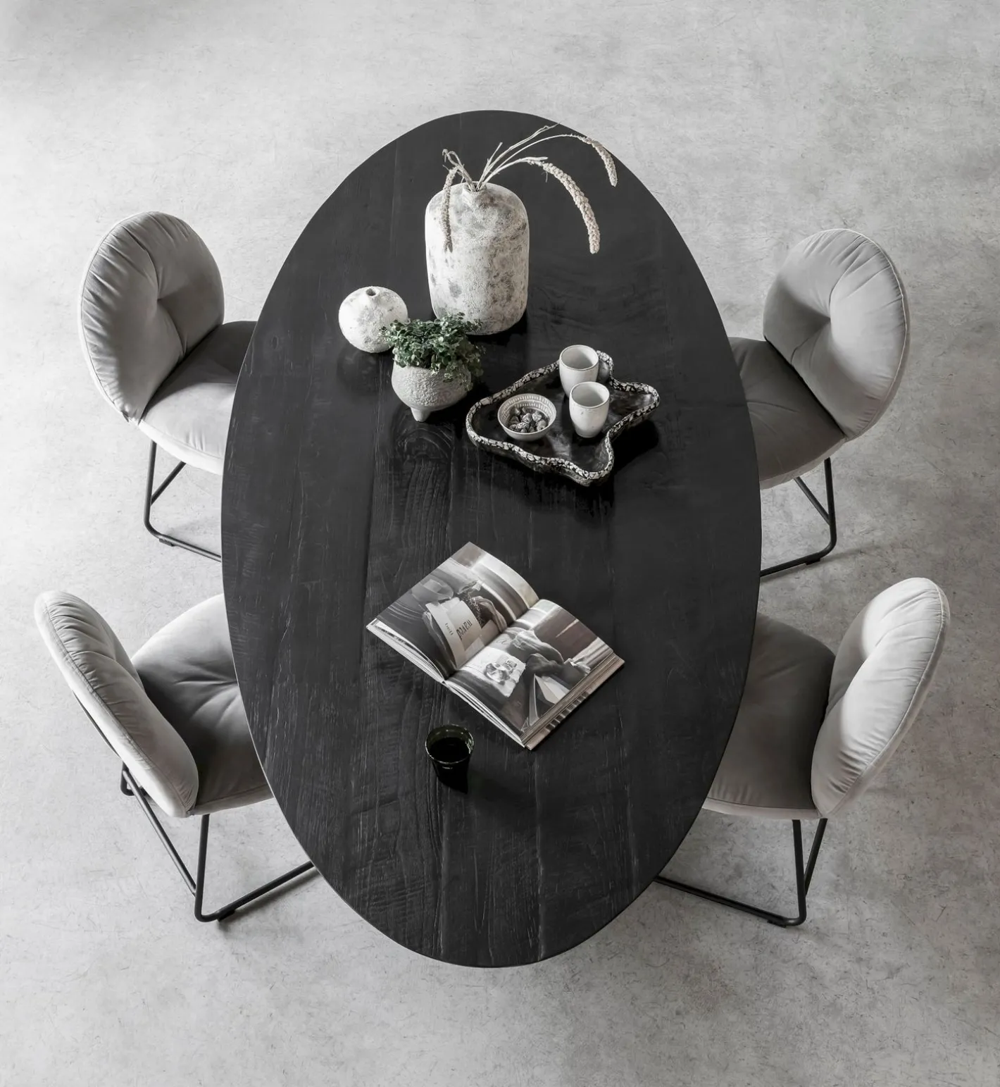 Sale DTP Home Shape Ovaal Eettafel Zwart