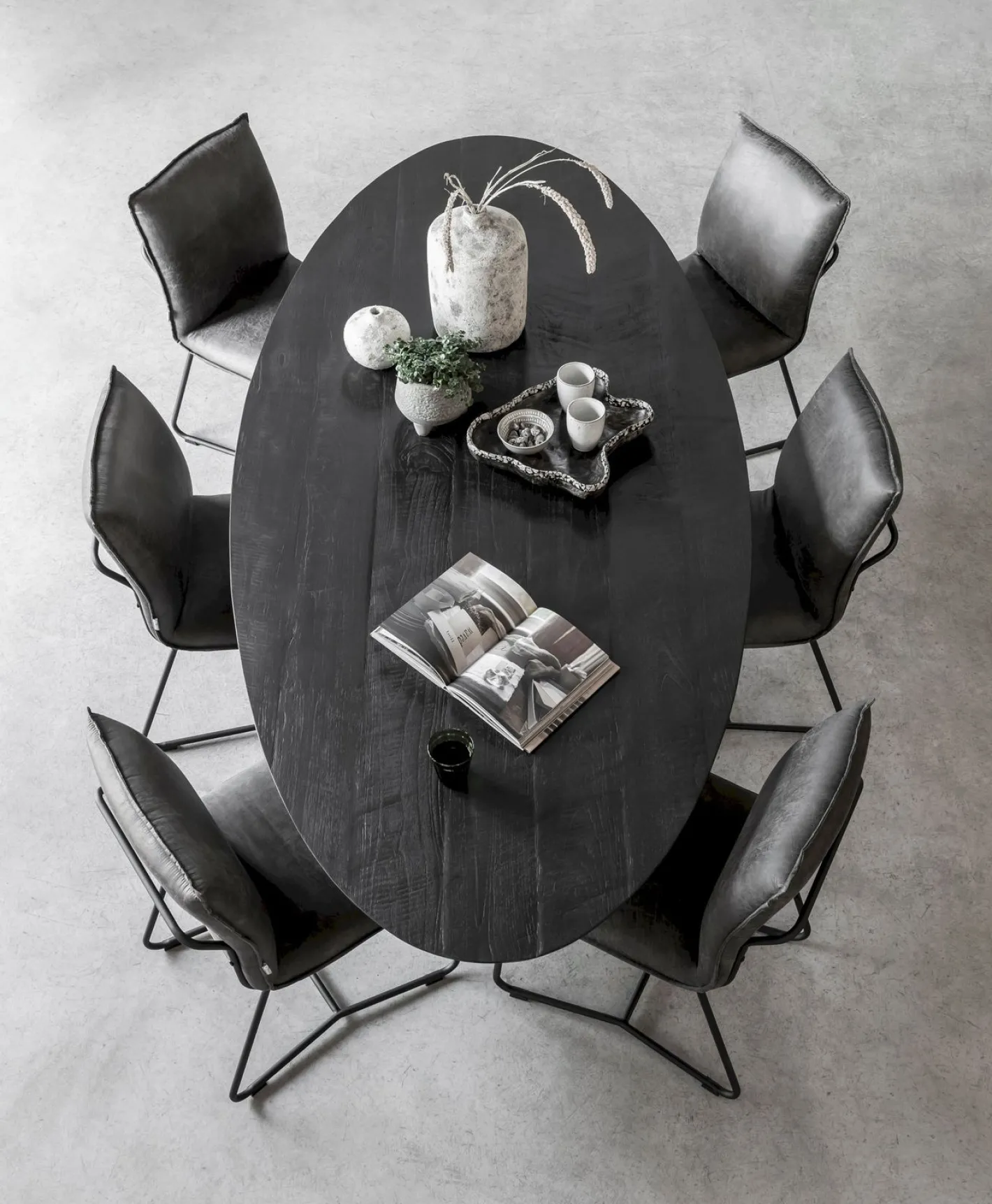 Sale DTP Home Shape Ovaal Eettafel Zwart