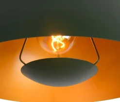 New Lucide Siemon Hanglamp Groen, Goud