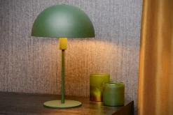 Hot Lucide Siemon Tafellamp Groen, Goud