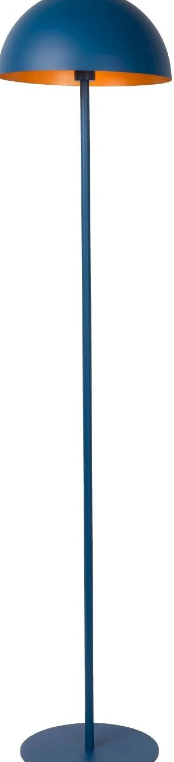 Outlet Lucide Siemon Vloerlamp Blauw, Goud