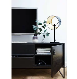 Clearance WOOOD Silas Breed Tv-meubel Black Night