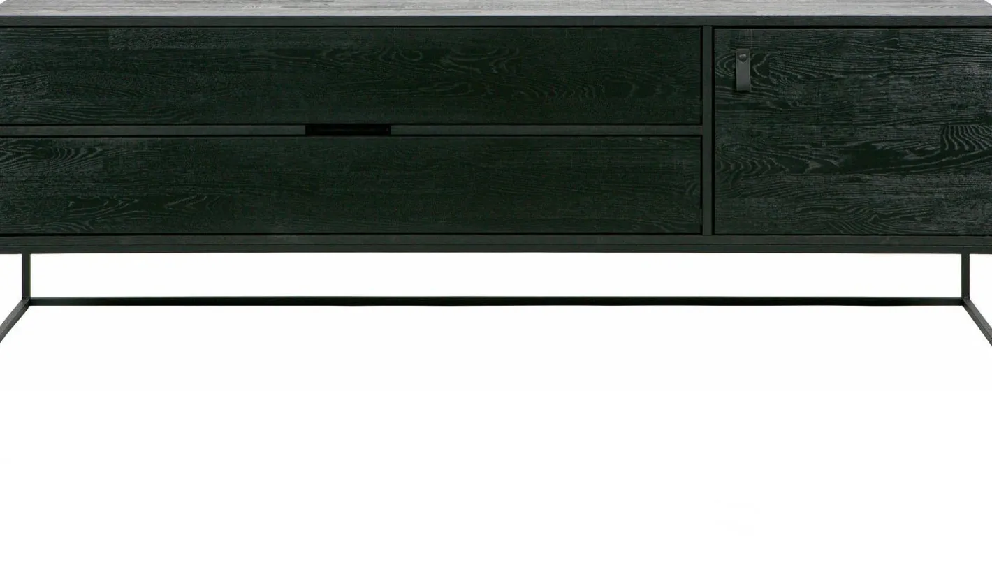Clearance WOOOD Silas Breed Tv-meubel Black Night