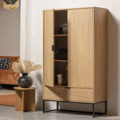 New WOOOD Silas Opbergkast Oak