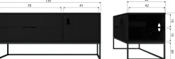 Sale WOOOD Silas Tv-meubel Blacknight