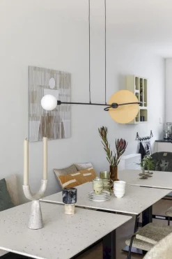 Online Zuiver Sirius Hanglamp Zwart, Goud