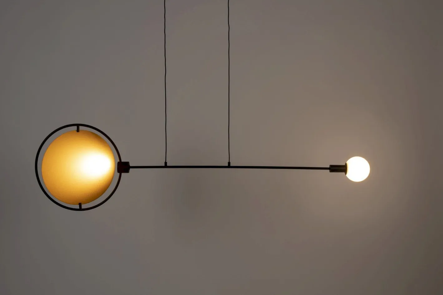 Online Zuiver Sirius Hanglamp Zwart, Goud