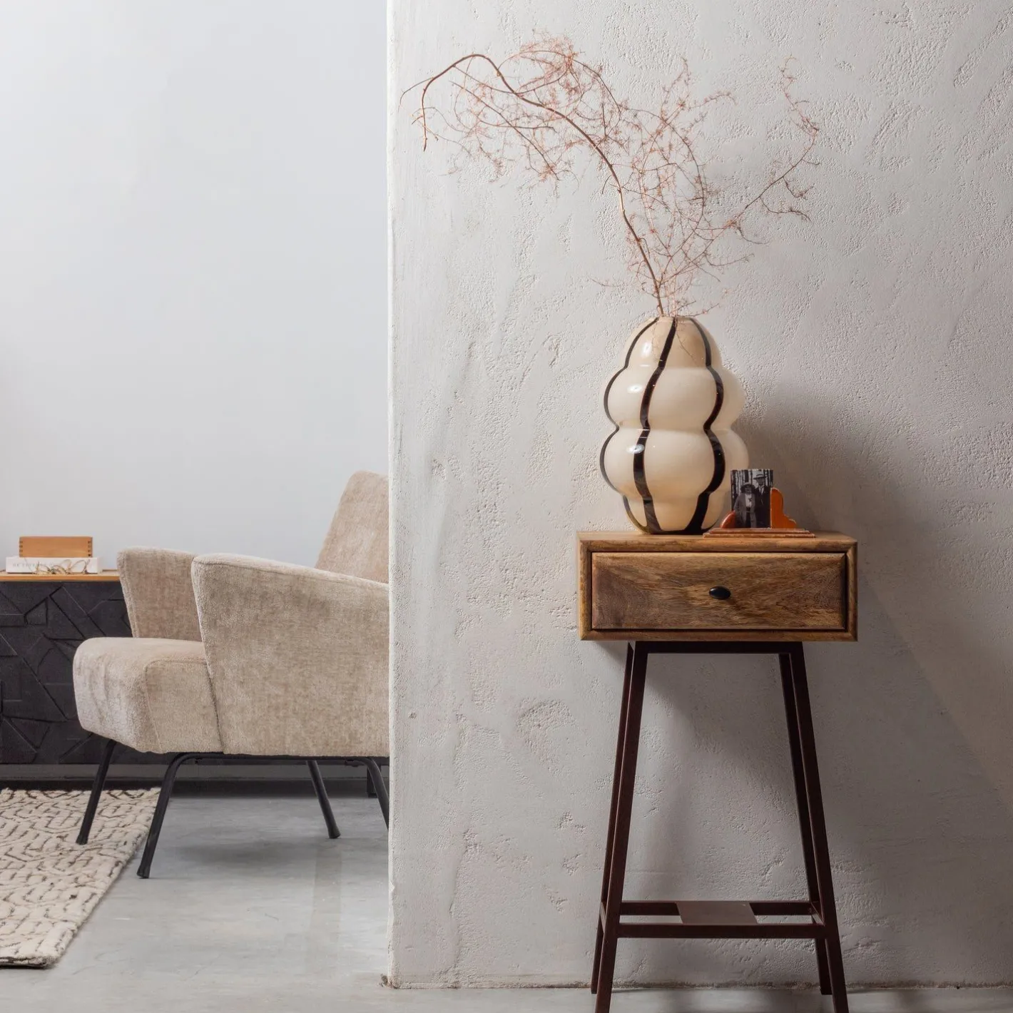 Discount WOOOD Skybox Bijzettafel Naturel