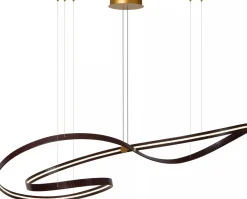 Online Lucide Slalom Hanglamp Koffie