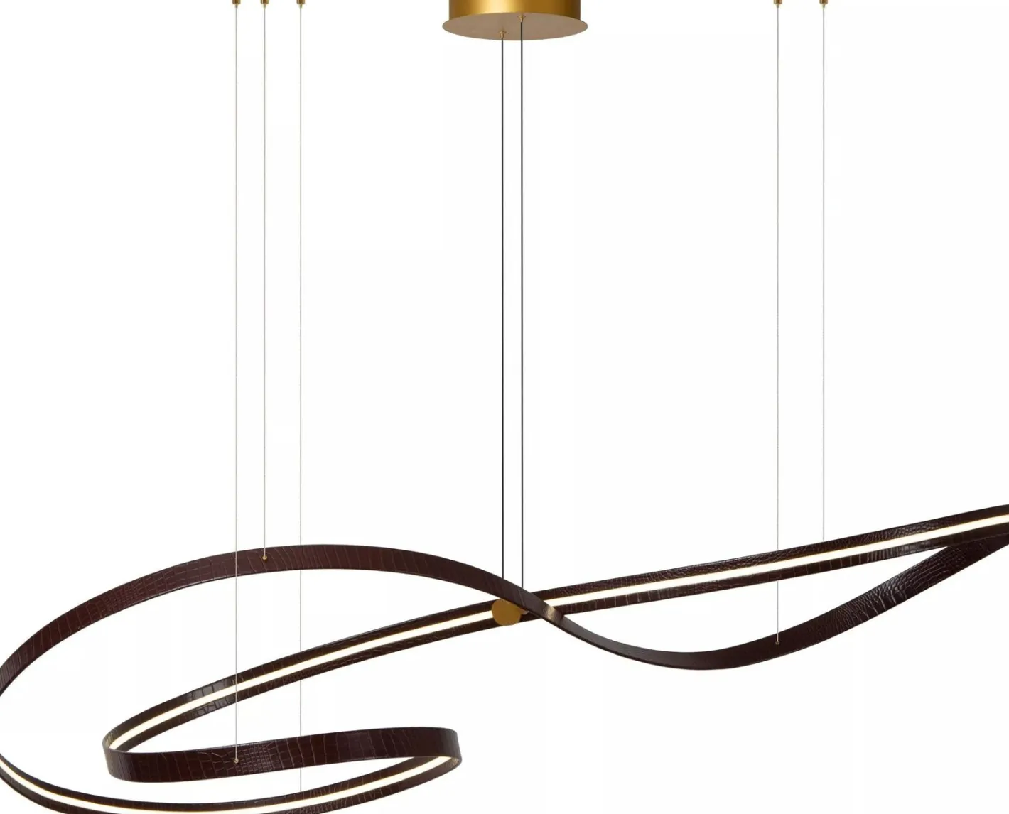 Online Lucide Slalom Hanglamp Koffie