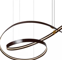 Online Lucide Slalom Hanglamp Koffie