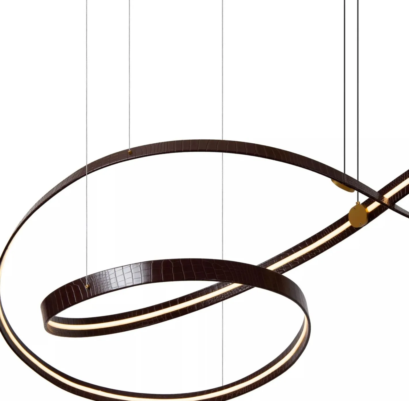 Online Lucide Slalom Hanglamp Koffie