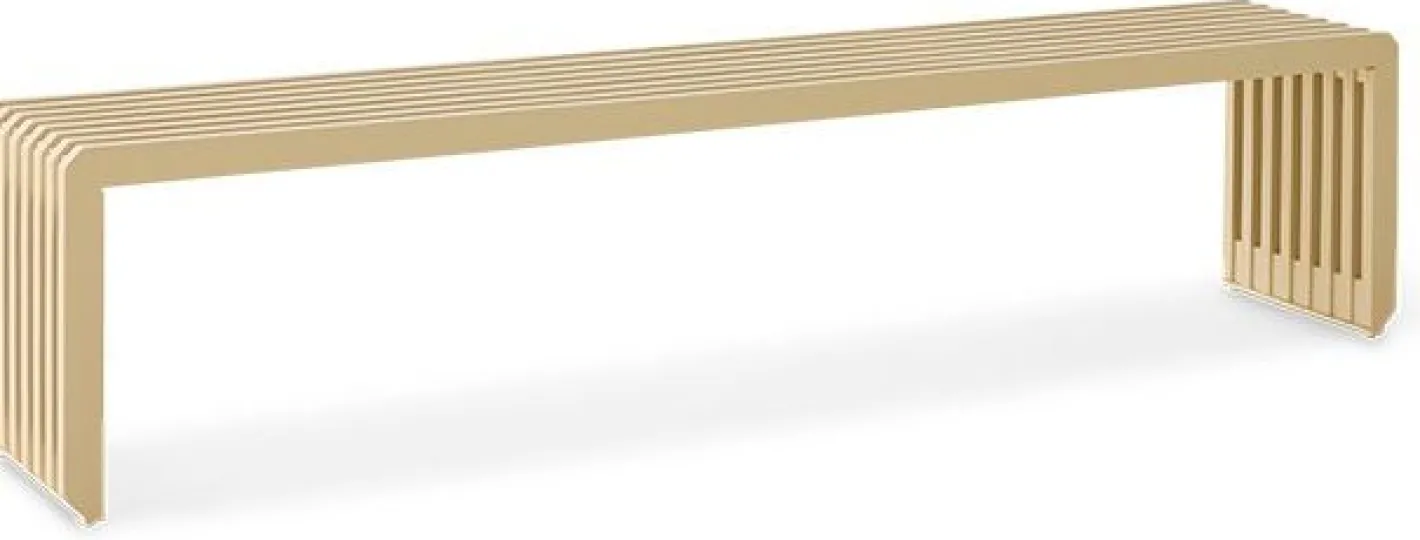 HKLIVING Slatted L Bank Sand