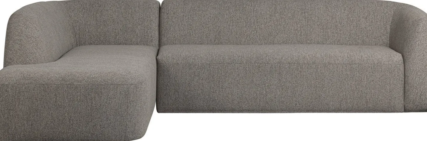 WOOOD Sloping Hoekbank Grey Melange