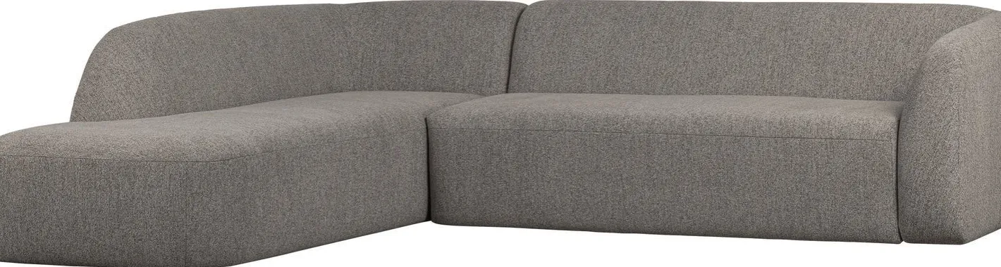 WOOOD Sloping Hoekbank Grey Melange