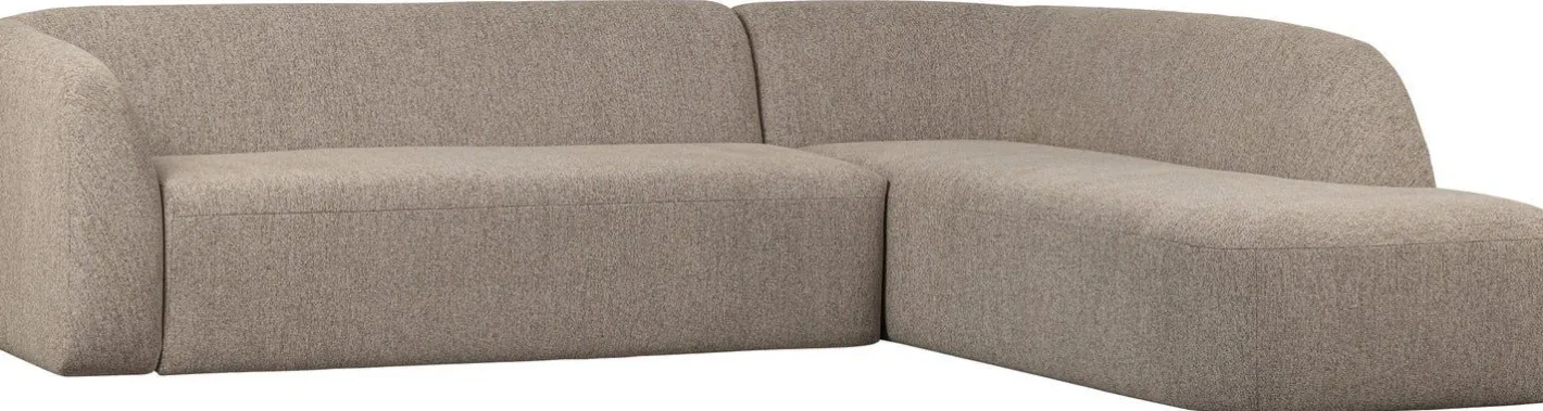 Online WOOOD Sloping Hoekbank Natural Melange