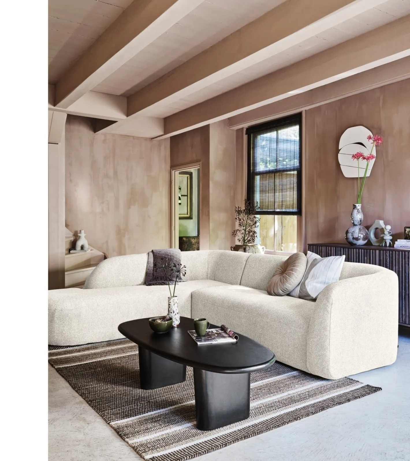 WOOOD Sloping Hoekbank Pearl Melange