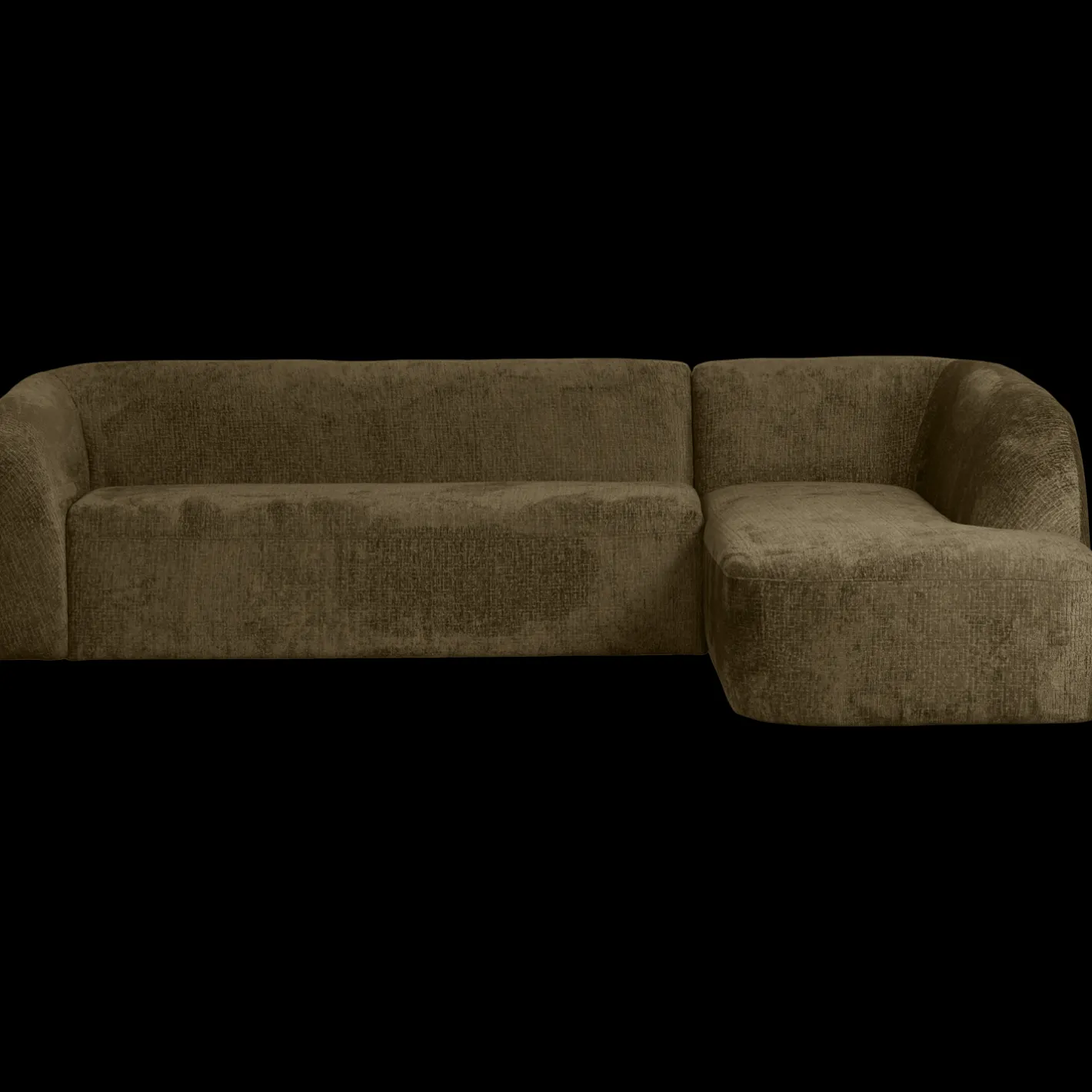 Discount WOOOD Sloping Rechts Hoekbank Brass
