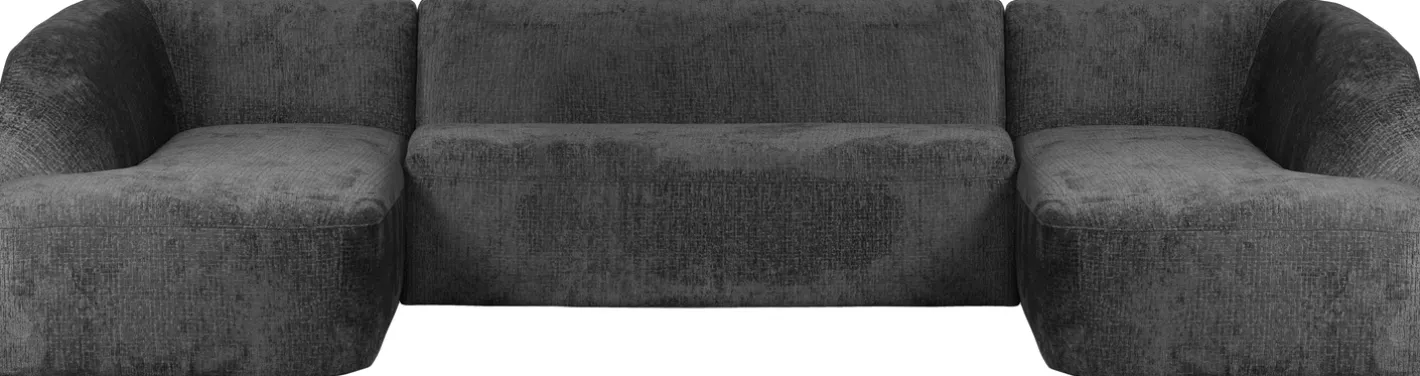 WOOOD Sloping Velvet U-bank Mountain