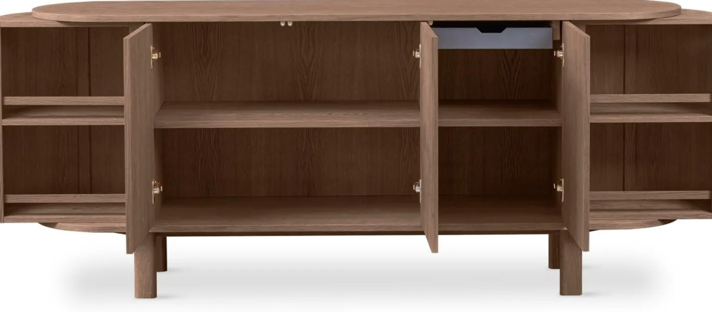 Best Skovby SM543 Dressoir Bruin
