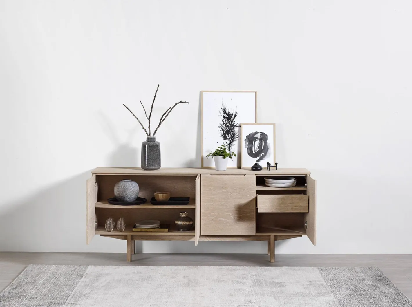 Online Skovby SM306 Dressoir White Oil